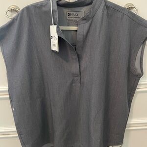 Figs Women's Charcoal Blouse